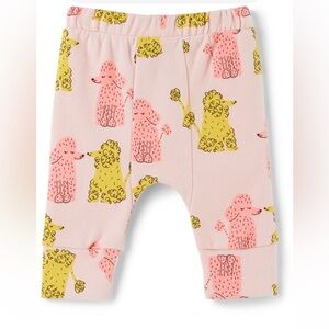 Stella McCartney Baby Pink Doodle Poodles Pants Cotton Size 6 Months
